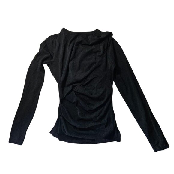 REISS Rue Draped Long Sleeve Top - Size S - Picture 1 of 12